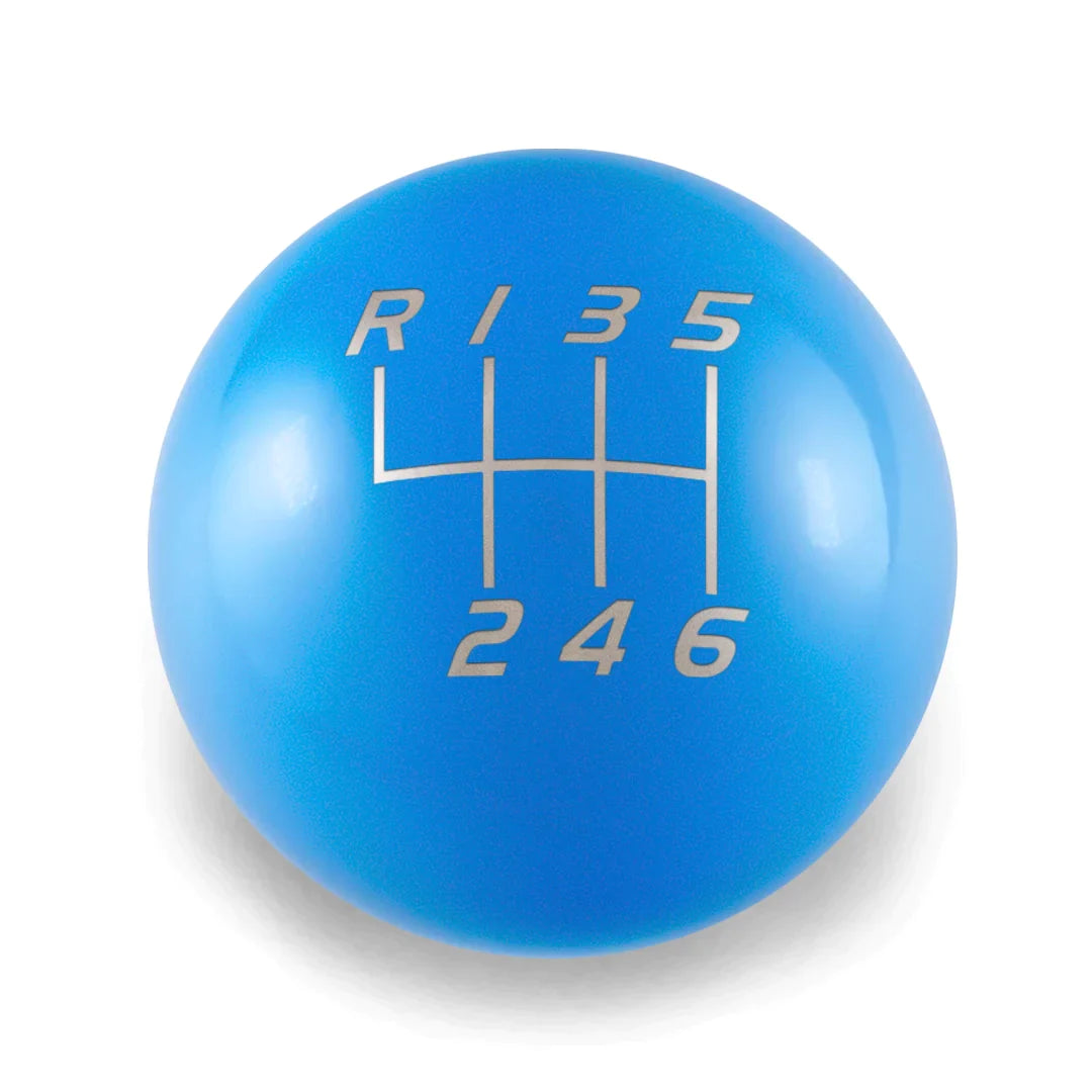 Billetworkz Weighted Shift Knob - 6 Speed Velocity Engraving - 2015+ Ford Mustang GT, EcoBoost, V6