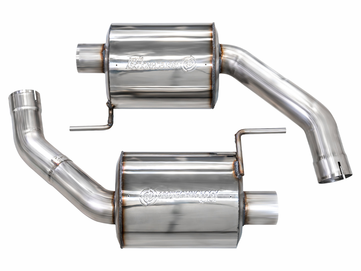 AWE Track-to-Touring Conversion Kit for S650 Mustang GT Fastback - Dual Tips