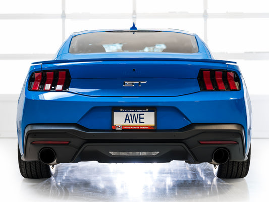 AWE Track-to-Touring Conversion Kit for S650 Mustang GT Fastback - Dual Tips